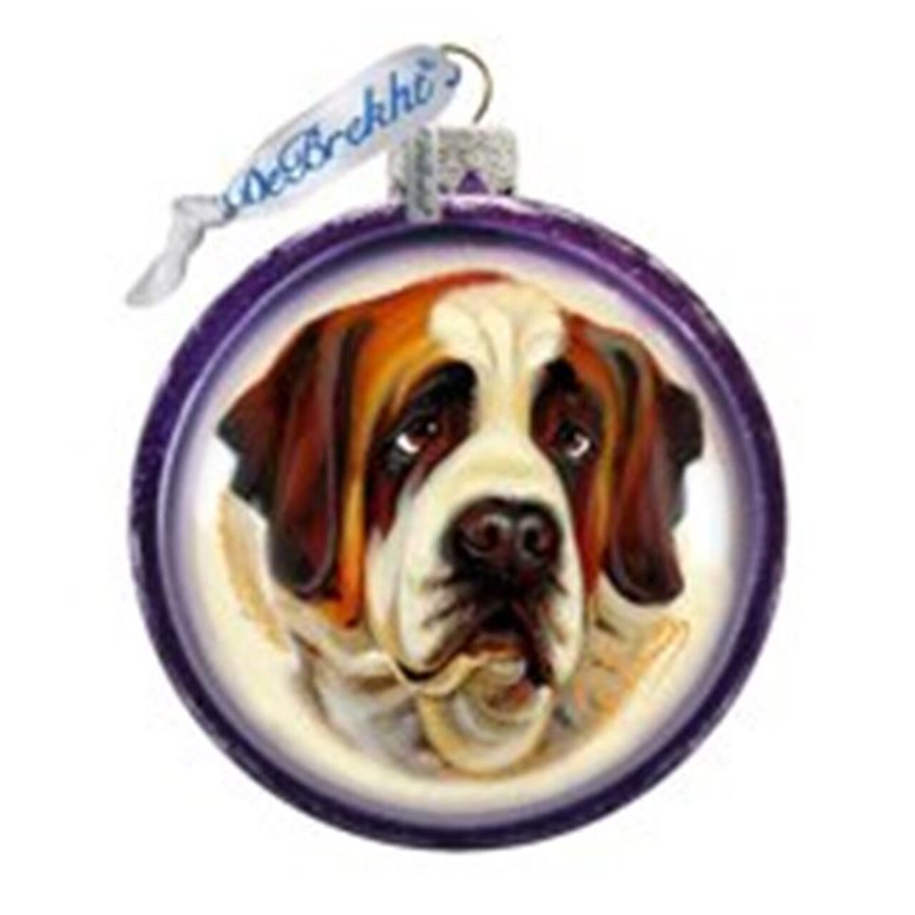 G.DeBrekht 764-018 Dog Lover C-Ball Glass Ornament
